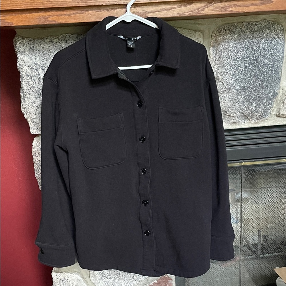 Athleta Retroplush Shirt Jacket